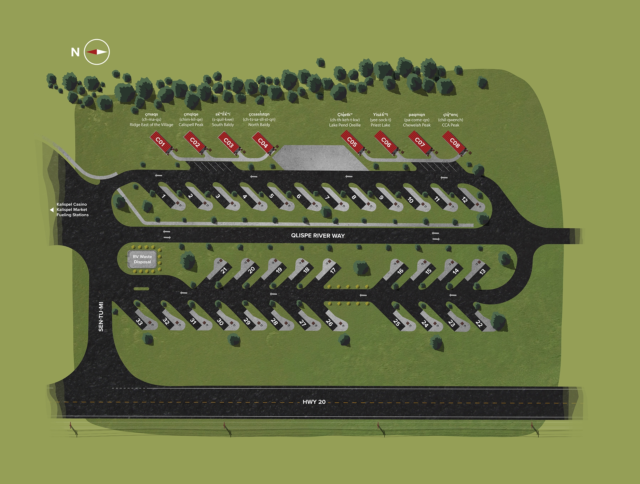 RV Park Map May 2019